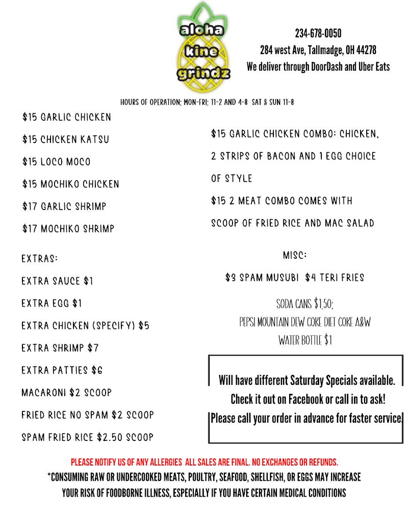 Aloha Kine Grindz Chicken Katsu